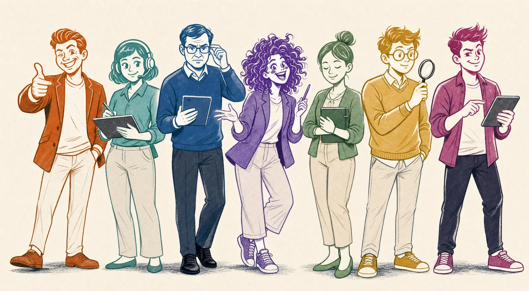 The Action Agents employee lineup